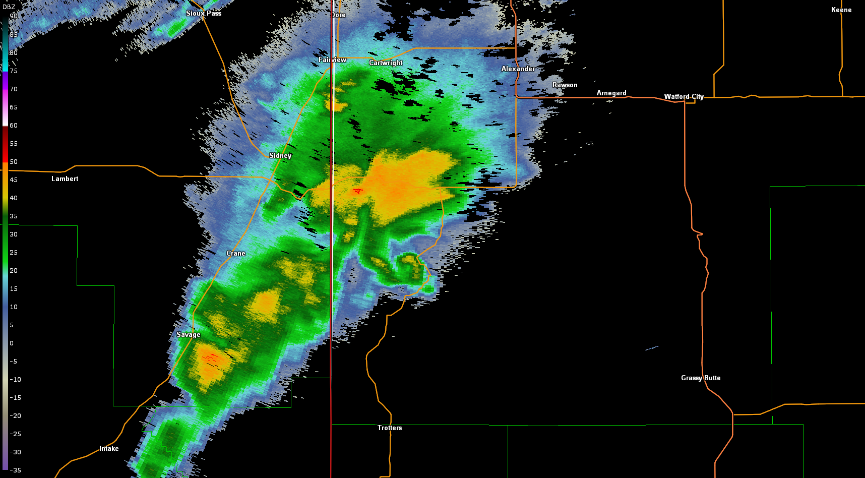 Widespread Severe Weather in Western and Central North Dakota on June